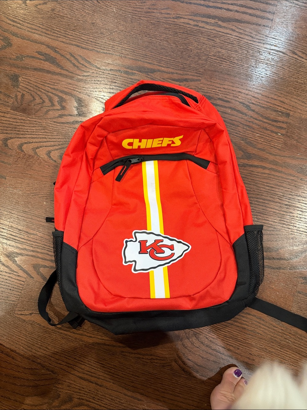 Kansas City Chiefs Red Logo Backpack